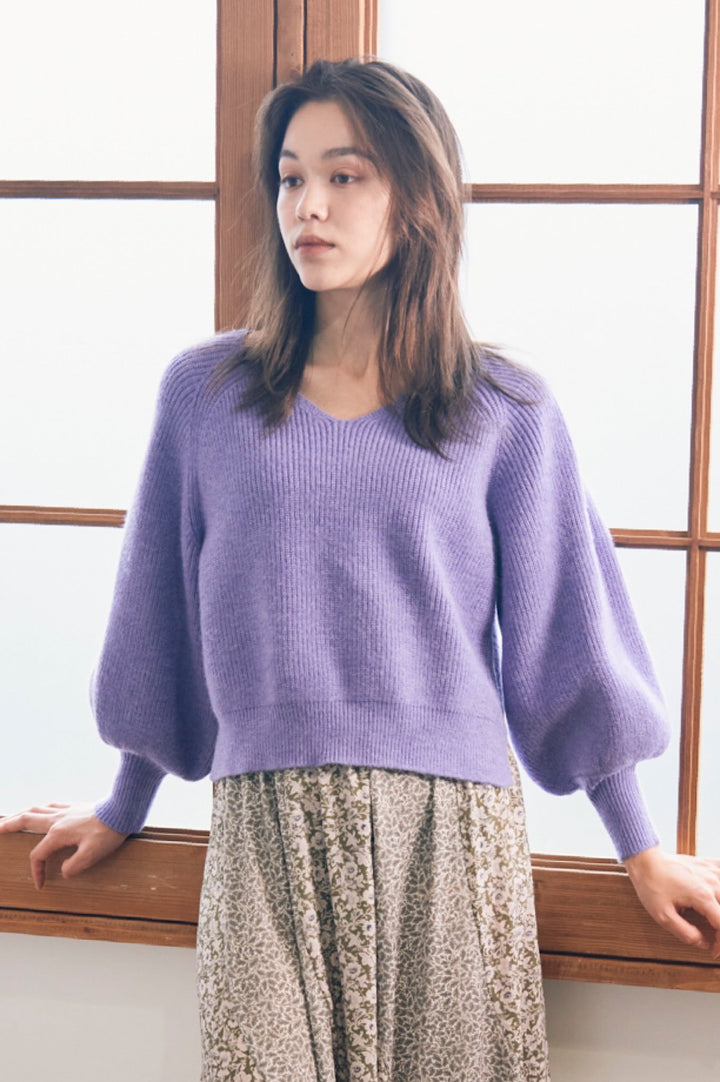 【美品】LIMI feuリミフゥ ボリュームスリーブ ニット/セーター LIMI feu（リミフゥ）ニット・セーター 黒 サイズ:-(XL位